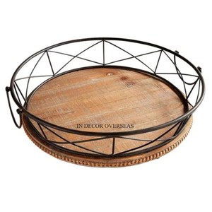 High Grade Gold Plated Premium Quality Metal Wire Made Attractive Look Fancy Designer Fruit And Bread <b>Storage</b> <b>Basket</b> Supplies - Product Image 6