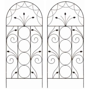 Soporte de jardín de 2 piezas para plantas trepadoras, enrejado y puertas de valla premium - Product Image 1