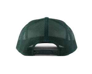 Sombrero de camionero de alta calidad de alto perfil con logotipo personalizado Color verde oscuro Malla trasera 5 paneles Gorra deportiva promocional Muestra de soporte - Product Image 2
