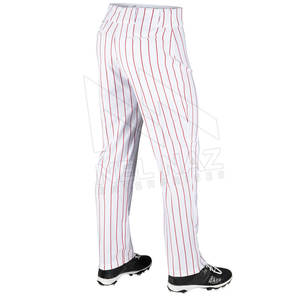Pantalon de baseball à séchage rapide pour hommes, modèles personnalisés, logo OEM imprimé, vêtements de sport grande taille pour adultes, style uni - Product Image 2