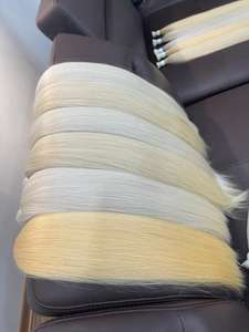 100% extensions de cheveux humains vietnamiens droits naturels meilleur prix cheveux en vrac bruts avec style de vague de perte gratuite - Product Image 3