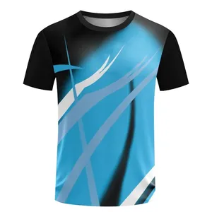Venta al por mayor elástico personalizable 100% poliéster camisetas de voleibol sublimación impresa poliéster camiseta de voleibol - Product Image 4