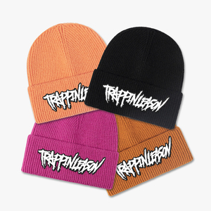 Bonnet en tricot de laine côtelé unisexe avec logo personnalisé Bonnet brodé OEM d'hiver avec impression numérique Vente en gros Bonnets unisexes - Product Image 1