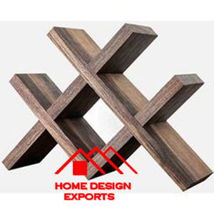 Meilleure vente Décoration d'intérieur Hot-Selling Acacia Wood Solid Panels Wine Rack Perfect Standing Rack for Beer & Wine Holder - Product Image 4