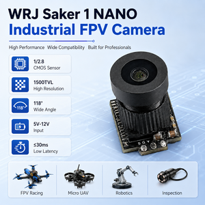 WRJ Saker 1 NANO <b>Micro</b> FPV Drone <b>Camera</b> 1500TVL 1 2 8 CMOS Low Light WDR Low Latency 118 Degree FOV 5V 12V - Product Image 2