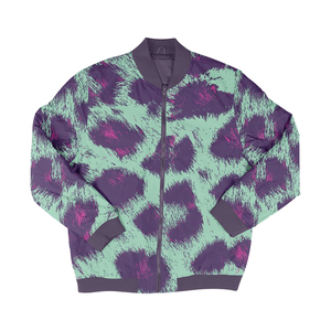 เสื้อแจ็คเก็ตบอมเบอร์แบบซับลิเมชั่นขายส่งสำหรับผู้ชาย พิมพ์ลายทั่วตัว ออกแบบเองได้ น้ำหนักเบา - Product Image 3