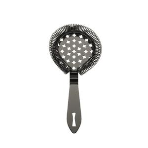 Premium Black Stainless Steel Hawthorne Cocktail Strainer Strong Spring Coil Precise Filtration Ergonomic Handle <b>Bar</b> <b>Tool</b> - Product Image 1