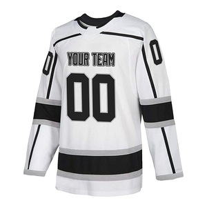 Uniforme de hockey sur glace respirant de haute qualité, vêtements de sport à manches longues, 100% polyester, léger, logo personnalisé, nom de l'équipe, pour hommes - Product Image 5