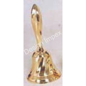 Campana de latón de calidad exclusiva con asa, suministros de fábrica, campana elegante, campana ligera de lujo para decoración navideña - Product Image 4