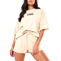 Conjunto de pantalones cortos de la mejor calidad para mujer, conjunto de dos piezas de verano, 2022