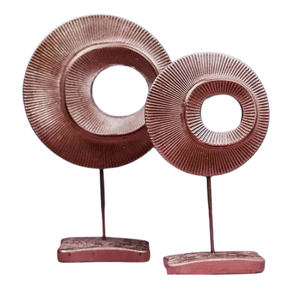 Acentos decorativos de Metal hechos a mano, decoración de mesa de hoja dorada, diseño personalizado de fábrica para el hogar, sala de estar, mesa de comedor, el mejor regalo - Product Image 6