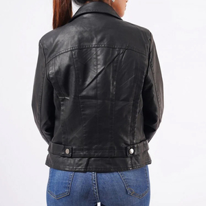 Nouvelle veste en cuir à la mode Veste en cuir coupe ajustée pour femme Véritable fabriqué avec le meilleur matériau pour veste en cuir pour femme - Product Image 5