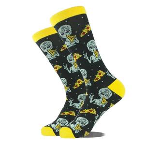 Chaussettes de skateboard pour hommes, automne-hiver, chaussettes amusantes et créatives avec pingouin, dauphin, requin, koala, chaussettes fantaisie pour hommes, chaussettes de mode - Product Image 4