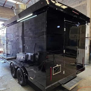 Customized <b>Concession</b> Business Food Truck <b>Trailer</b> with Full Kitchen Equipment, Easy-Clean Mobile Food Truck for Sale - Product Image 2