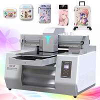 Imprimante à jet d'encre UV automatique multicolore Lingya LED avec tête d'impression XP600 pour impression UV DTF sur panneaux PVC et étiquettes en cristal