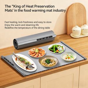 Hot Selling Portable Electric Stove Temperature Control Eco-Friendly Heat Resistant Warm Food Tray <b>Silicone</b> Heating Pad - Product Image 5