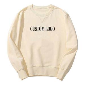 Premium Quality Oversized Men Pullover <b>Sweatshirt</b> 100% Cotton <b>Fleece</b> Men <b>Sweatshirts</b> Crew Neck Custom Logo Basics <b>Sweatshirts</b> - Product Image 3