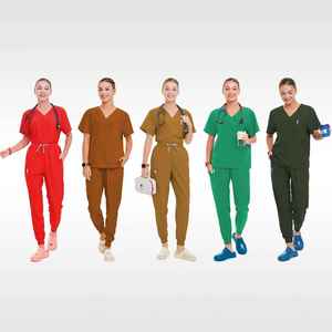 Uniformes Personalizados de Color para Enfermeras, Conjuntos de Hospital de Secado Rápido para Clínica Dental, Paquetes Grandes para Mujeres - Product Image 3