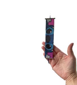 Ornements suspendus de voiture brodés perlés uniques pour la décoration intérieureOrnement Nouveau design Charme de voiture en perle de rocaille entièrement personnalisé - Product Image 2