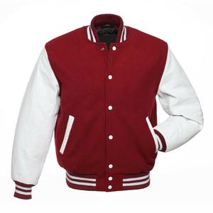 Veste universitaire en cuir personnalisée pour hommes, broderie en chenille de haute qualité, hiver, baseball universitaire 100% coton - Product Image 4