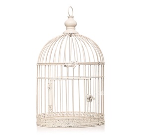Cage à oiseaux en or rose haute qualité décorative pour la maison ferme de jardin tarif de gros en plastique métal caractéristiques animales - Product Image 5