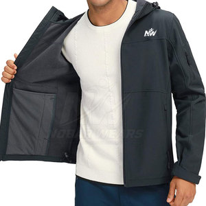 Chaquetas Softshell para Hombre, Transpirables, Repelentes al Agua, Ligeras, para Senderismo, Deportes al Aire Libre, Chaquetas Softshell para Hombre - Product Image 2