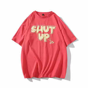 T-shirt unisexe 100 % coton, broderie personnalisée, style décontracté, marque de mode, manches courtes, UZAS SPORTS 250g - Product Image 1