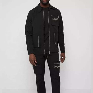 Ensemble de survêtement cargo pour homme, personnalisé, en coton 100%, respirant, séchage rapide, léger, avec poches, style streetwear, pour l'hiver, vente en gros - Product Image 3