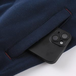 Sudaderas con Capucha para Hombre, Casuales, de Punto Grueso de 450 g/m², Estampadas, de Color Sólido, de Forro Polar, Extra Grandes, Ecológicas, Antipilling - Product Image 2