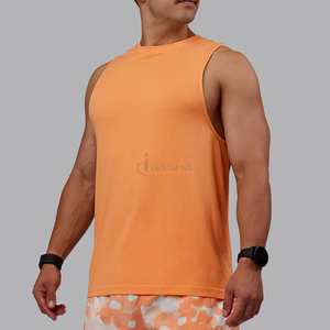 Camiseta sin mangas Respetuoso del medio ambiente Tela de bambú Gimnasio Chaleco Casual Tallas grandes Entrenamiento Fitness Wear Fabricante - Product Image 5