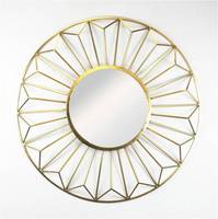 Miroirs décoratifs muraux modernes en acier inoxydable poli, encadrés, personnalisables pour Noël, art métallique coloré pour la maison, à suspendre