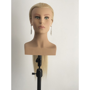 <span class=keywords><strong>Tête</strong></span> <span class=keywords><strong>à</strong></span> <span class=keywords><strong>Coiffer</strong></span> Professionnelle 24 Pouces, <span class=keywords><strong>Cheveux</strong></span> 100% Humains de 180g, Modèle Visage Européen, Mannequin <span class=keywords><strong>avec</strong></span> Épaules pour Coiffeur - Product Image 2