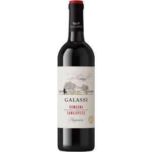 Galassi Sangiovese Di Romagna Superiore DOC Elegant Structured 750ml Red Italian <b>Wine</b> 6 Bottles Per Box - Product Image 1