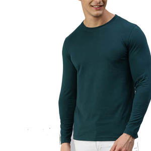 Cantidad a granel Camiseta de manga larga Diseño de calidad superior Ropa casual Camisetas para hombres con logotipo personalizado Camisetas de manga completa para hombres - Product Image 1