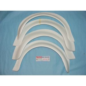 Kit Generico FIAT 500 con 4 Parafanghi Omologati per Strada da 3CM in Vetroresina - Product Image 1