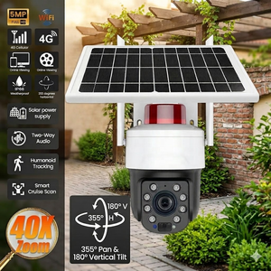 Mini Cámara solar Ramic de <span class=keywords><strong>8K</strong></span> con zoom de 40X Cámara DE SEGURIDAD impermeable <span class=keywords><strong>4K</strong></span> Uled PTZ Estilo al aire libre Tuya App 40X Zoom Wifi Grabadora - Product Image 1