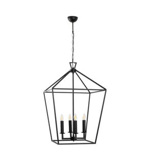 Vente en gros de lampes suspendues pour l'extérieur Lanterne décorative de qualité supérieure en métal noir Lanterne en fer pour Offre Spéciale - Product Image 3