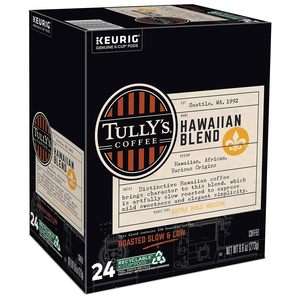 Café Tully's Hawaiian Blend, dosettes Keurig K-Cup individuelles, café torréfié moyen, lot de 24 - Product Image 5