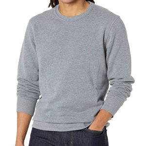 เสื้อสเวตเตอร์คอกลมแขนยาวลำลองแบบสวมหัวคอตตอนเนื้อนุ่มผสมน้ำหนักเบาสวมใส่สบายสำหรับทุกวัน - Product Image 1