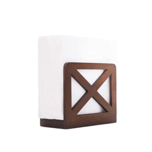 Dispensador de servilletas de madera de acacia con estilo, servilletero de mesa ecológico de gran calidad para mesas de comedor de boda almacenadas - Product Image 3