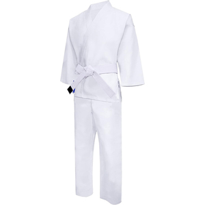 Kimono de karaté personnalisé avec logo pour les professionnels des arts martiaux, uniforme en coton renforcé, construction respirante et légère, sur mesure - Product Image 4