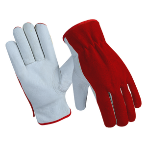 Gants de sécurité en cuir de vache à grain fendu Premium XL Protection industrielle anti-coupure en aramide ignifuge confortable - Product Image 4