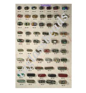 Nouvelles perles en vrac fantaisie fabrication de bijoux perles du Cachemire couleur or 8mm 10mm composé de verre cristal au chalumeau acrylique divers Styles - Product Image 1