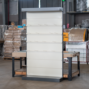 ADong <b>Metal</b> Gondola <b>Shelving</b> for Grocery Stores, Supermarket Display Rack Equipment| OEM Service Available - Product Image 1