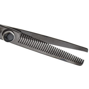 "กรรไกรผอมบางสวยงามพร้อมโลโก้ที่กำหนดเองใบมีดสแตนเลสและด้ามจับเซรามิก - Product Image 5