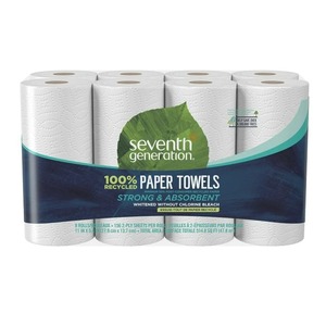 Seventh Generation 100% Tejido de baño blanco reciclado de 2 capas Caja fuerte séptica 240 hojas/rollo 12/paquete (13733PK) 2 paquetes de lavandería - Product Image 3