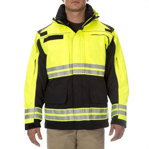 Nouvelle veste de sécurité pour hommes, haute visibilité, classe 2 ANSI, EN ISO 20471, hiver, OEM, sécurité routière, travail - Product Image 6