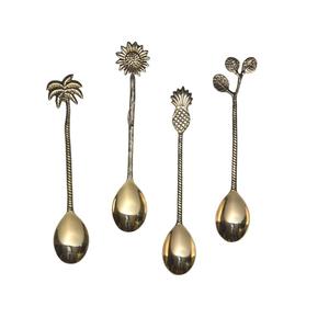 Cuchara de cubiertos de latón con diseño de concha para el hogar y la cocina a bajo costo cuchara de cena de diseño único para artículos artesanales - Product Image 4