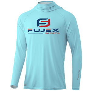 หน้ากากฮู้ดสำหรับตกปลาลายพรางแขนยาวระบายอากาศได้ดี - Product Image 5