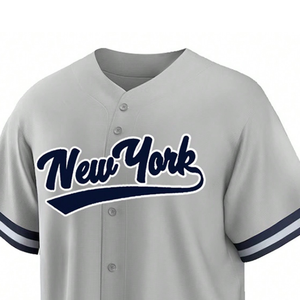 Camisetas Clásicas Sublimadas con Botones Completos para Equipos, con Tallas Personalizadas, Camisetas de Béisbol Estampadas Hechas en Pakistán - Product Image 2